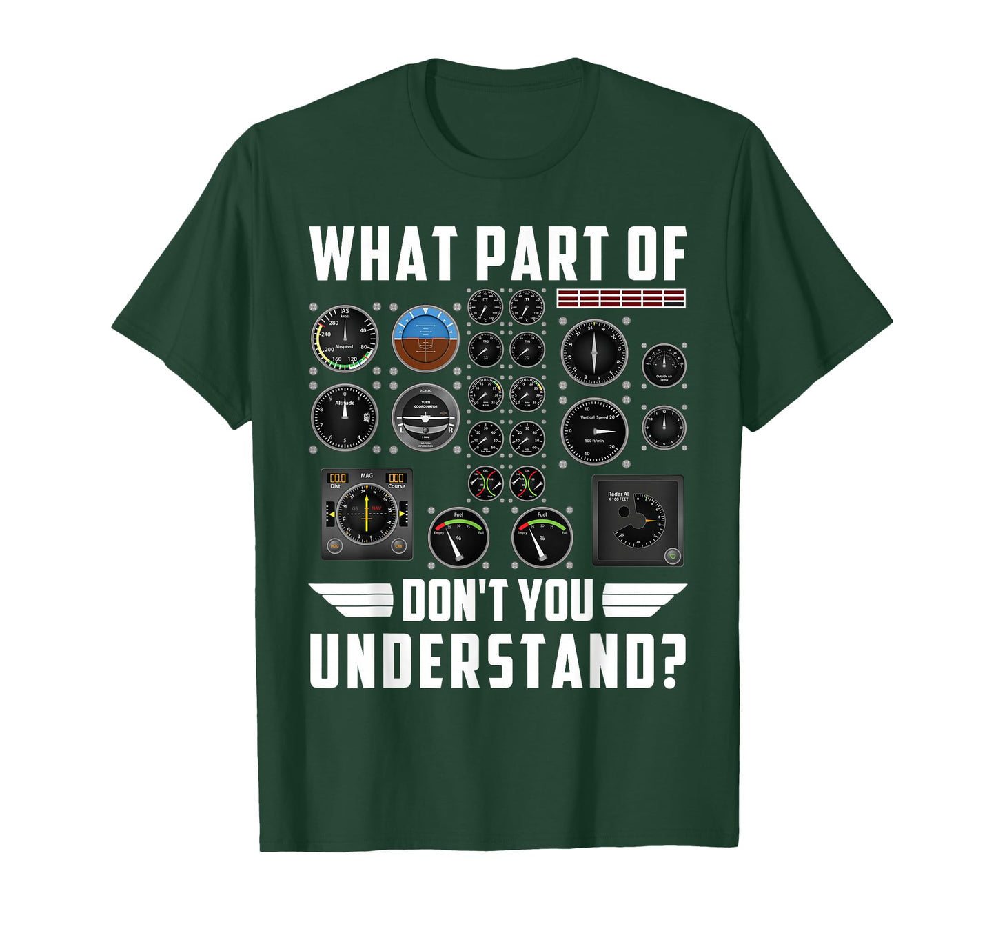 What Part Of Don't you Understand Tee airplane T-Shirt
