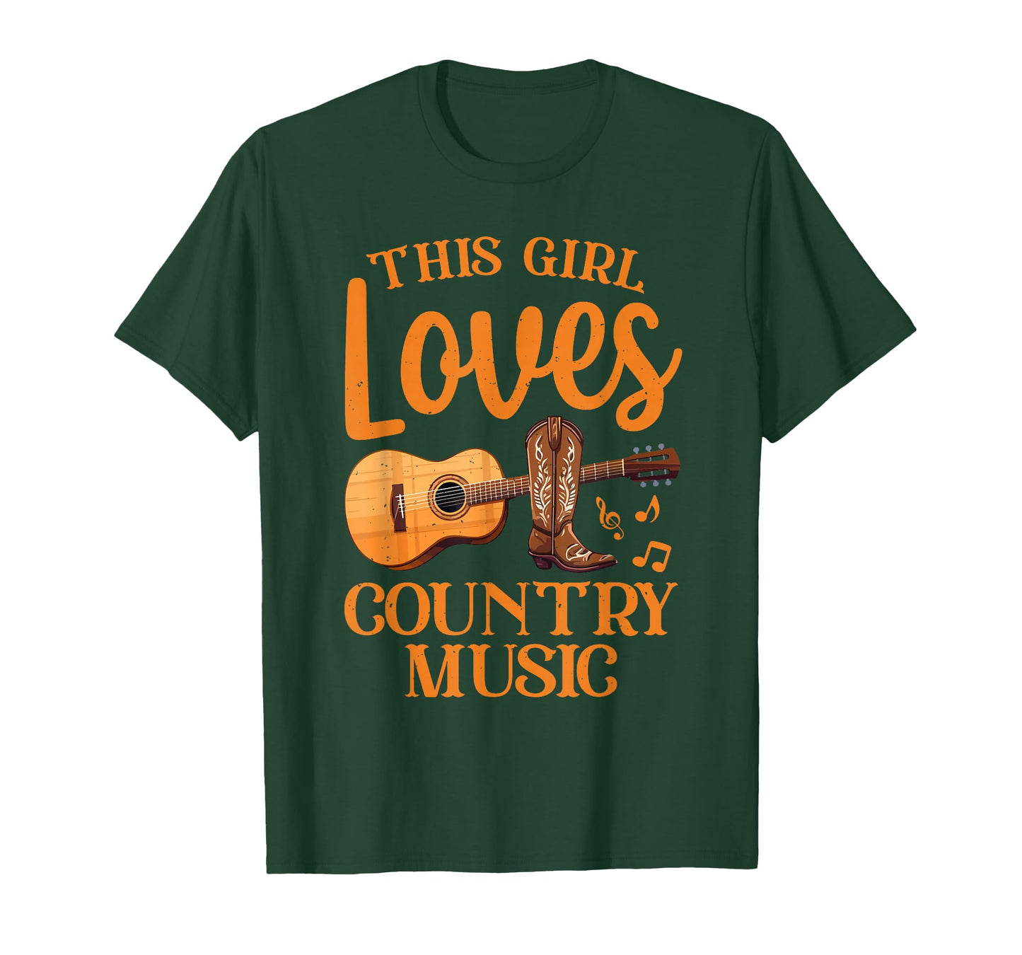 Best Country Music Art for Girl Women Musician Country Music T-Shirt