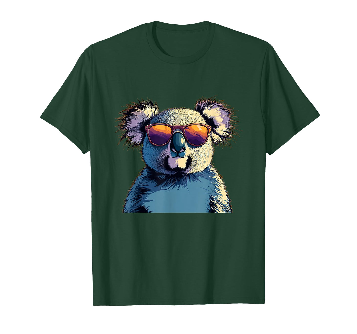 Funny Koala Face with Sunglasses for Boys and Girls T-Shirt