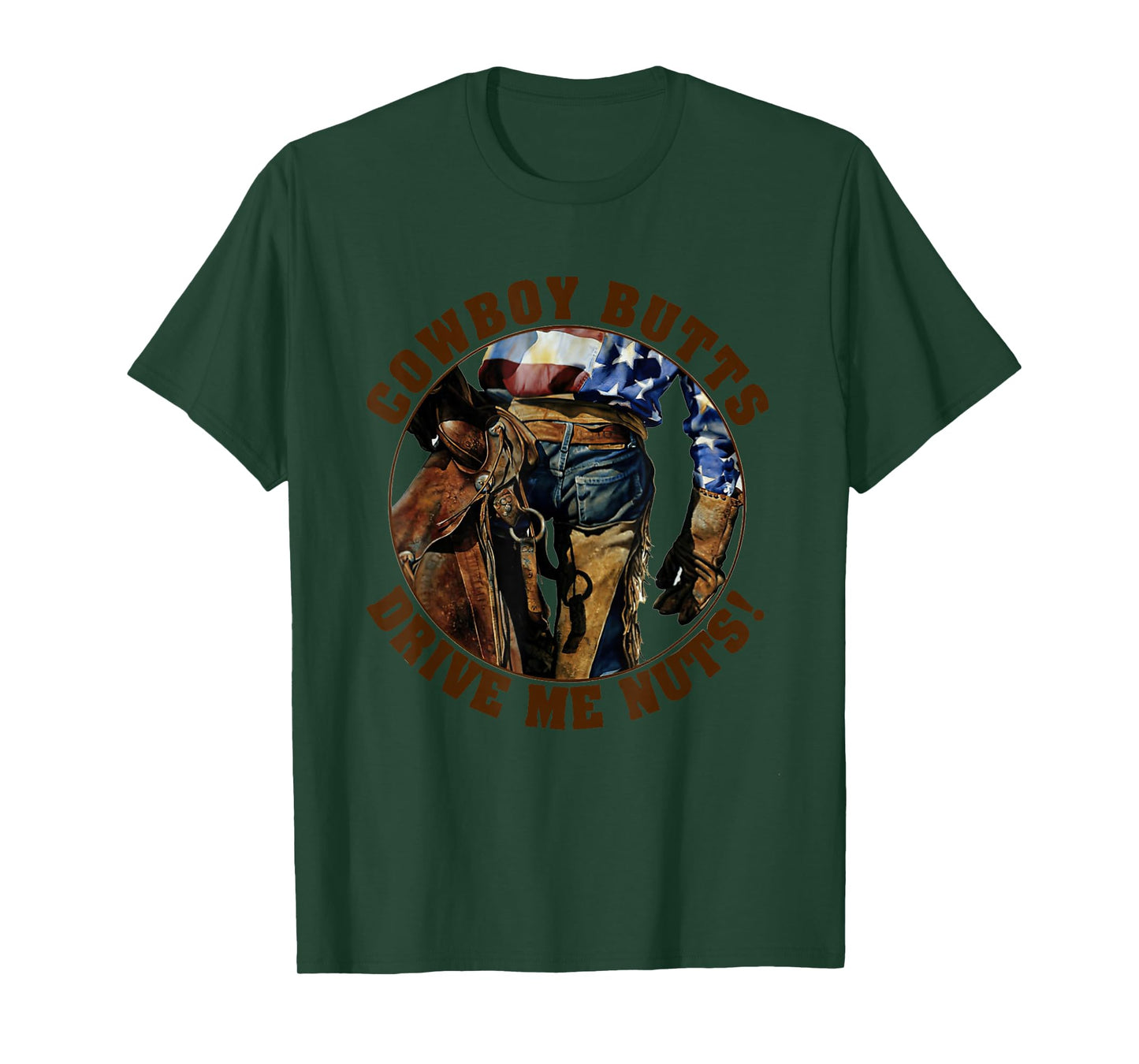 Cowboy Butts Drive Me Nuts Cute Country Cowgirl Western T-Shirt