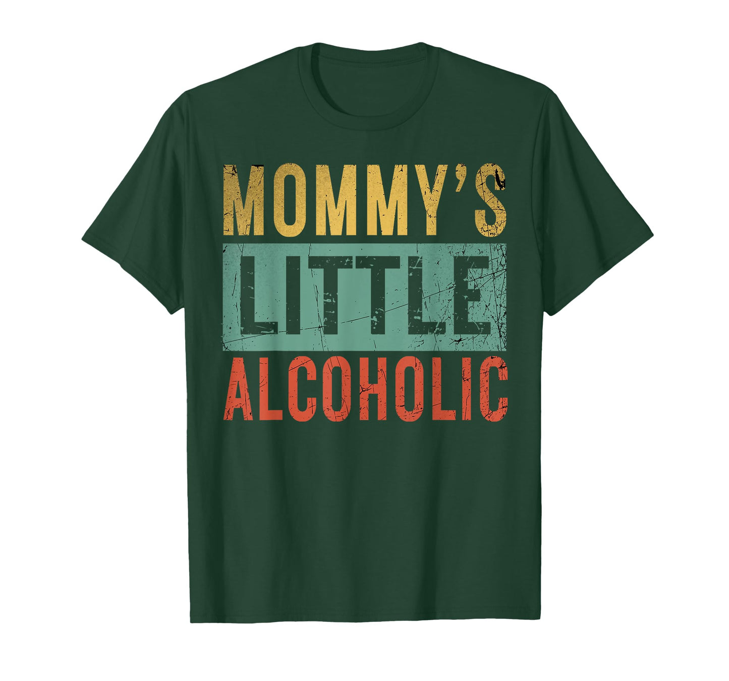 Mommy's little alcoholic Funny Mom Life Alcohol jokes Parent T-Shirt