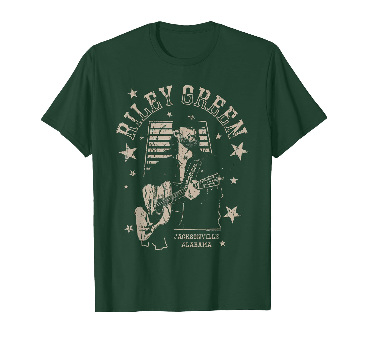 Riley Green Jacksonville Alabama Country Music Artist T-Shirt