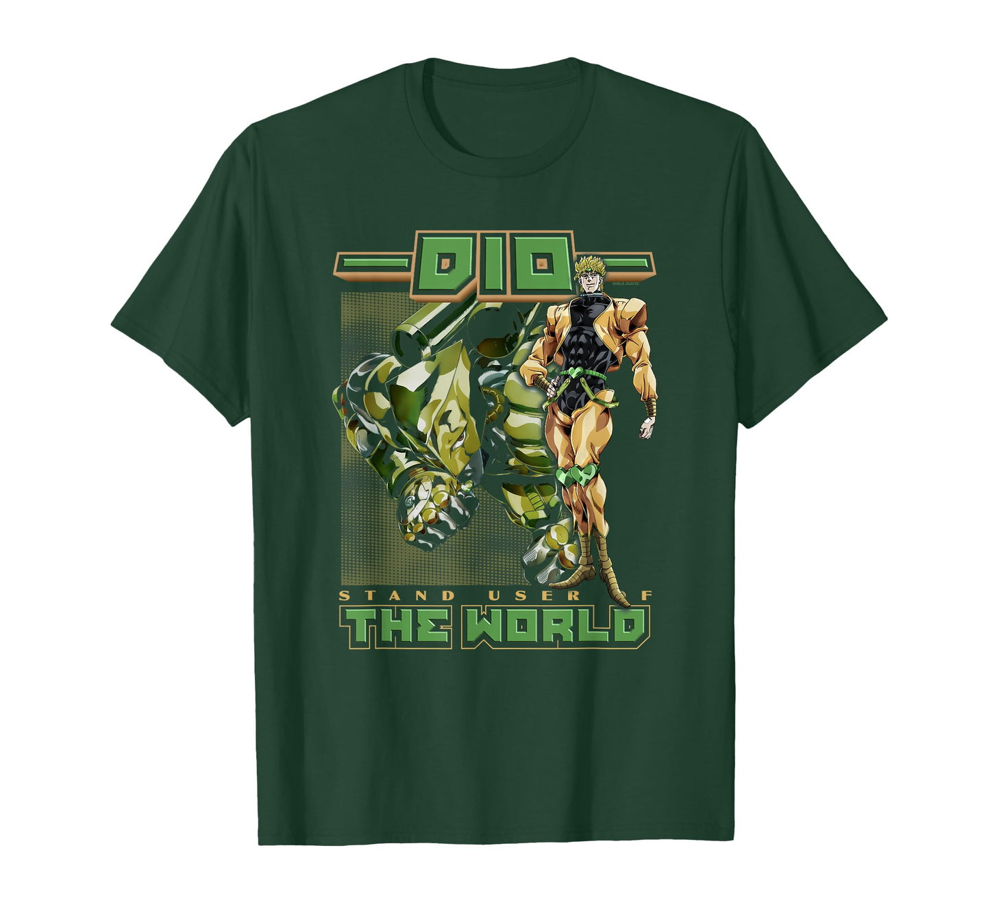 JoJo's Bizarre Adventure DIO Stand User of The World Anime T-Shirt