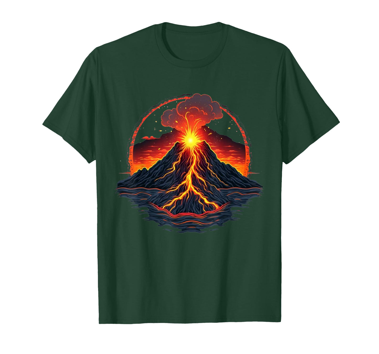 Cool erupting volcano costume for boys and girls T-Shirt