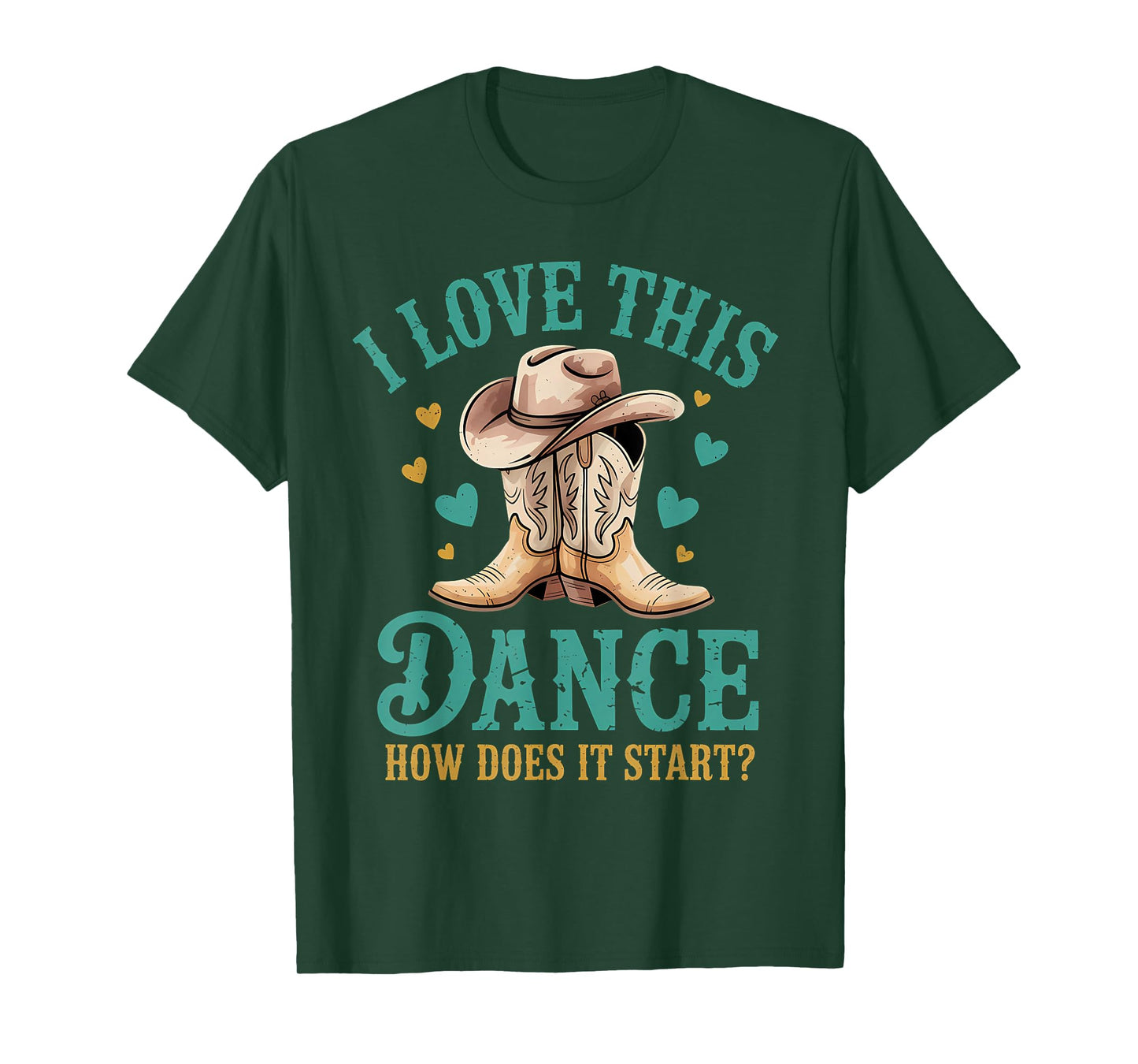 I Love This Dance How Does It Start Line Dance T-Shirt