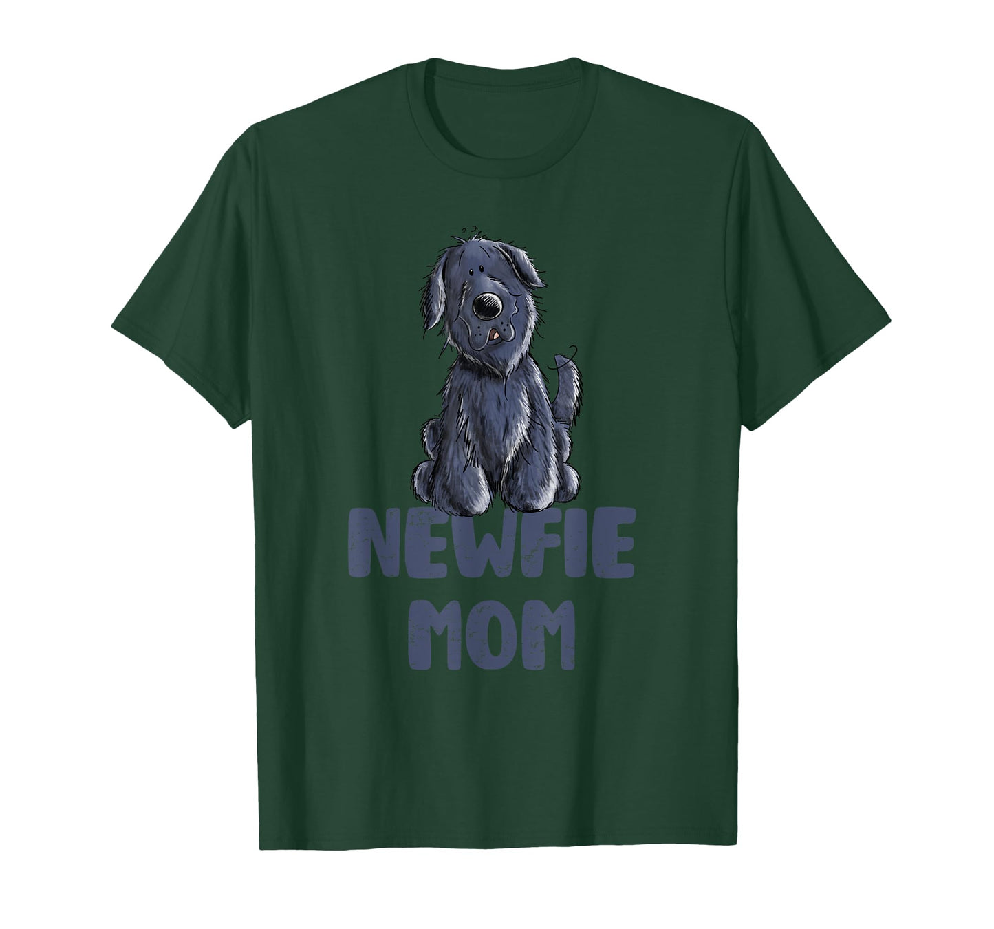 Newfie Mom T Shirt I Newfoundland Dog Lover Gift T-Shirt for Men Women Kids