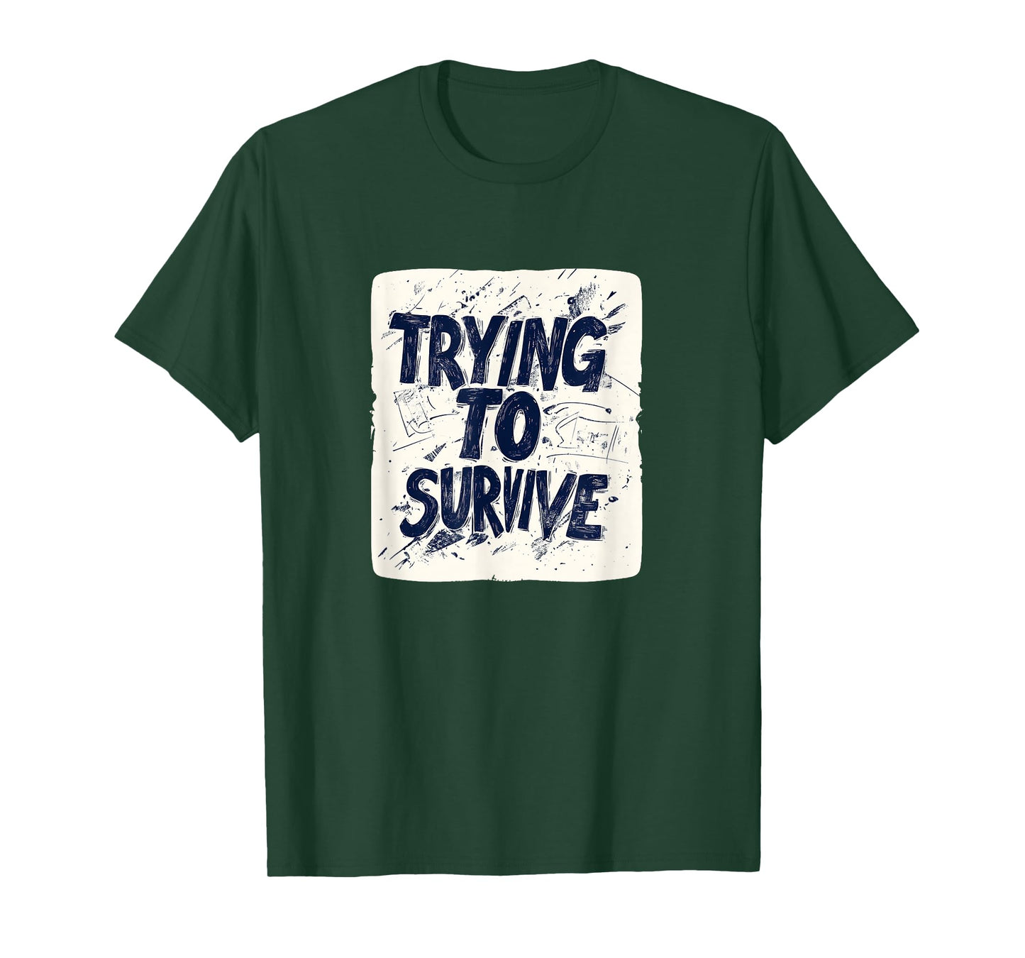 Amazing Trying to Survive Logo for Boys and Girls T-Shirt