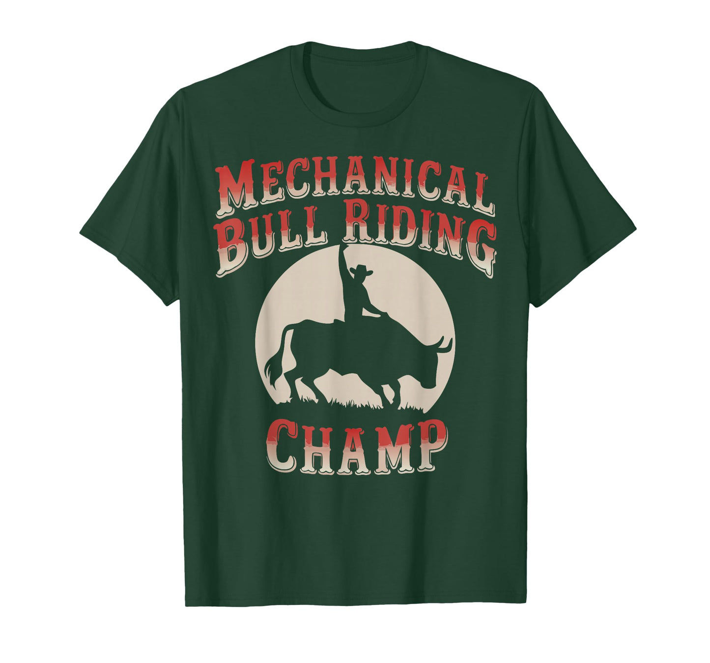 Mechanical Bull Riding Champ T-Shirt