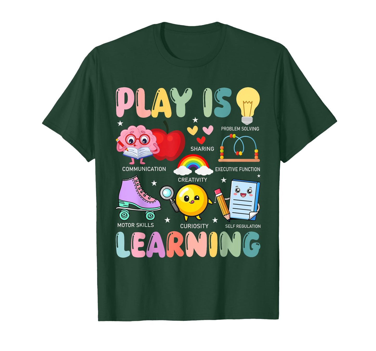 Retro Play Is Learning Kindergarten Teacher Team Women T-Shirt
