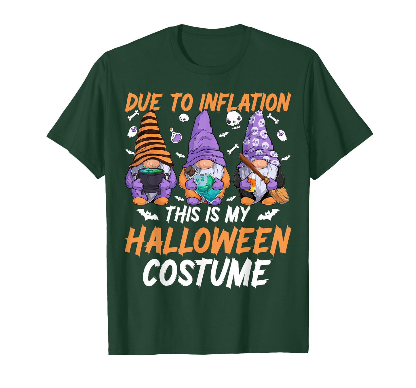 Due To Inflation This Is My Halloween Costume - Spooky Gnome T-Shirt