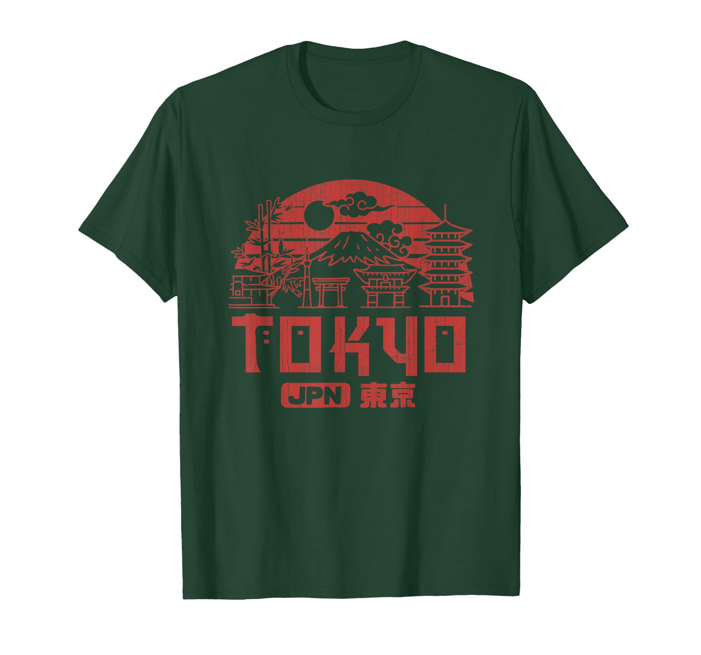 Kawaii Retro Tokyo Japan Mt. Fuji 80's Asian Fashion Anime T-Shirt