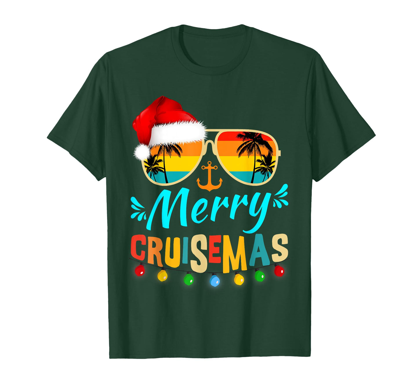 Merry Cruisemas 2025 Christmas Santa Reindeer Cruise T-Shirt