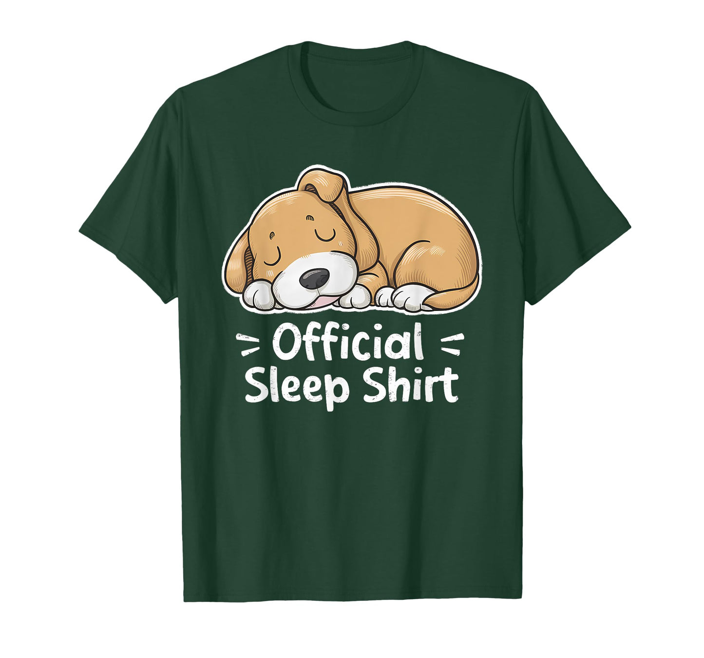 Official Sleep Shirt Dog Pajamas Nightgown T-Shirt for Men Women Kids