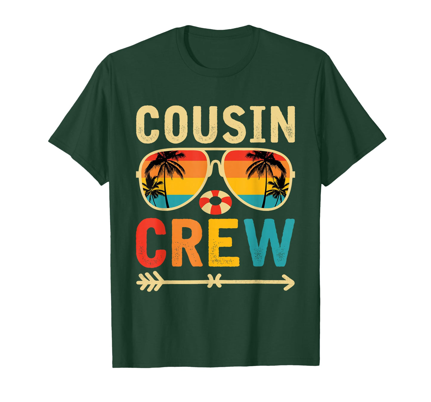 Cousin Crew 2026 Summer Vacation Beach Family Trips Matching T-Shirt