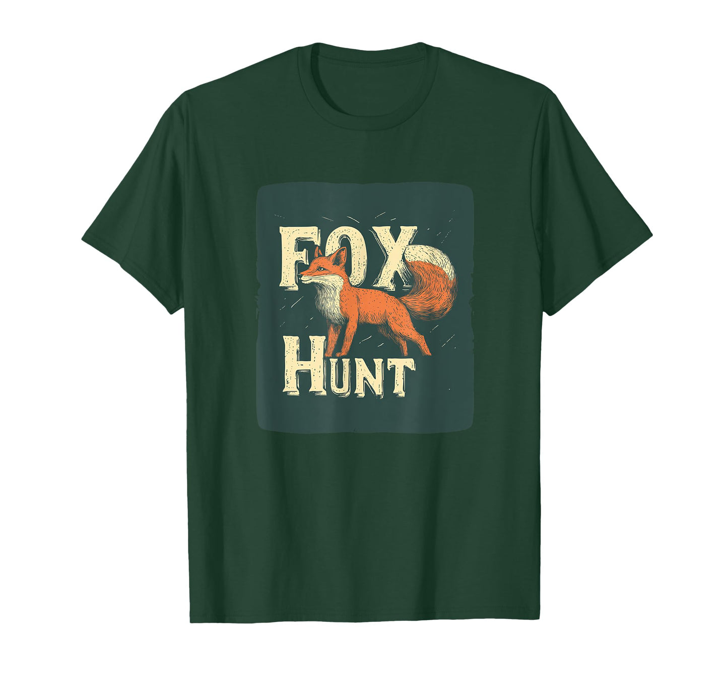 Cool Fox Hunting Costume for Adults and Kids T-Shirt