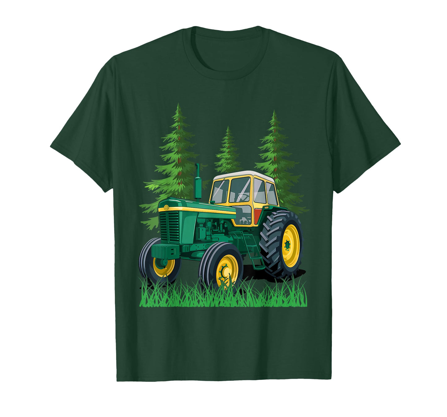 Green Farming Tractor T-Shirt