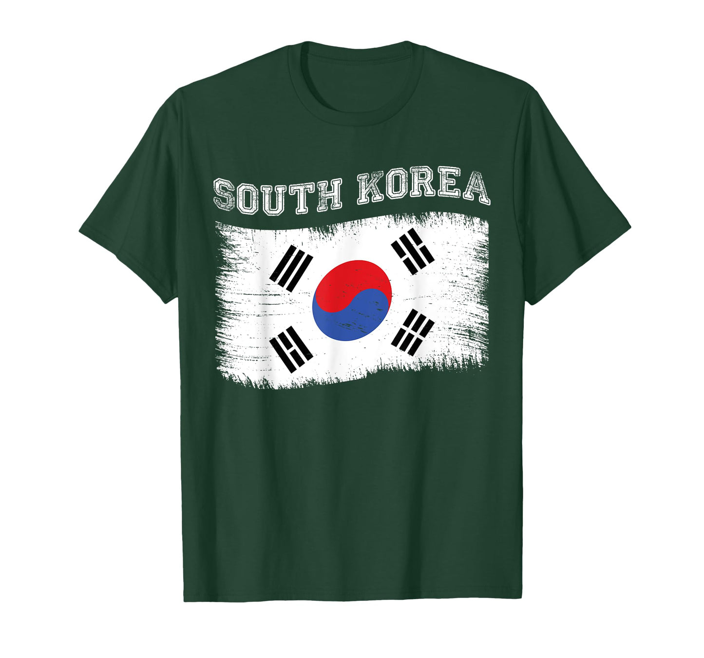 Korean Flag Tourist Holiday Destination South Korea Flag T-Shirt