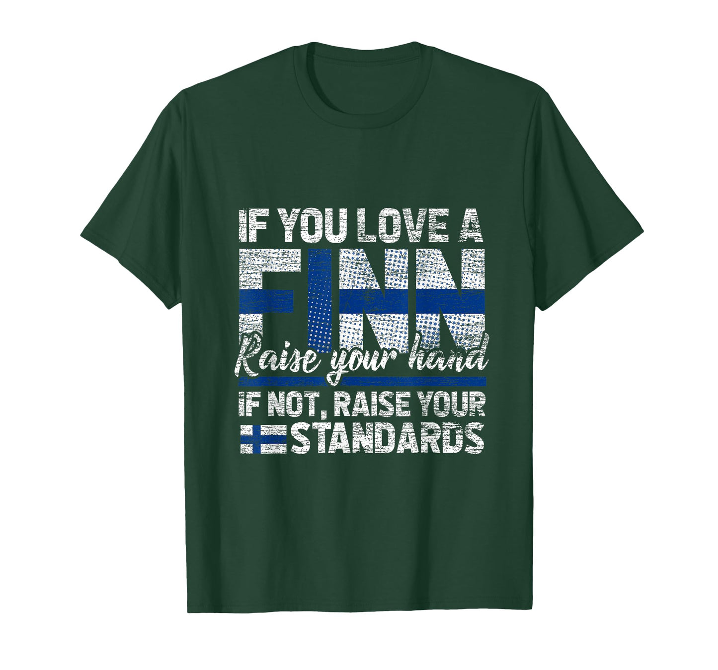 Finnish Flag If You Love A Finn Finland T-Shirt