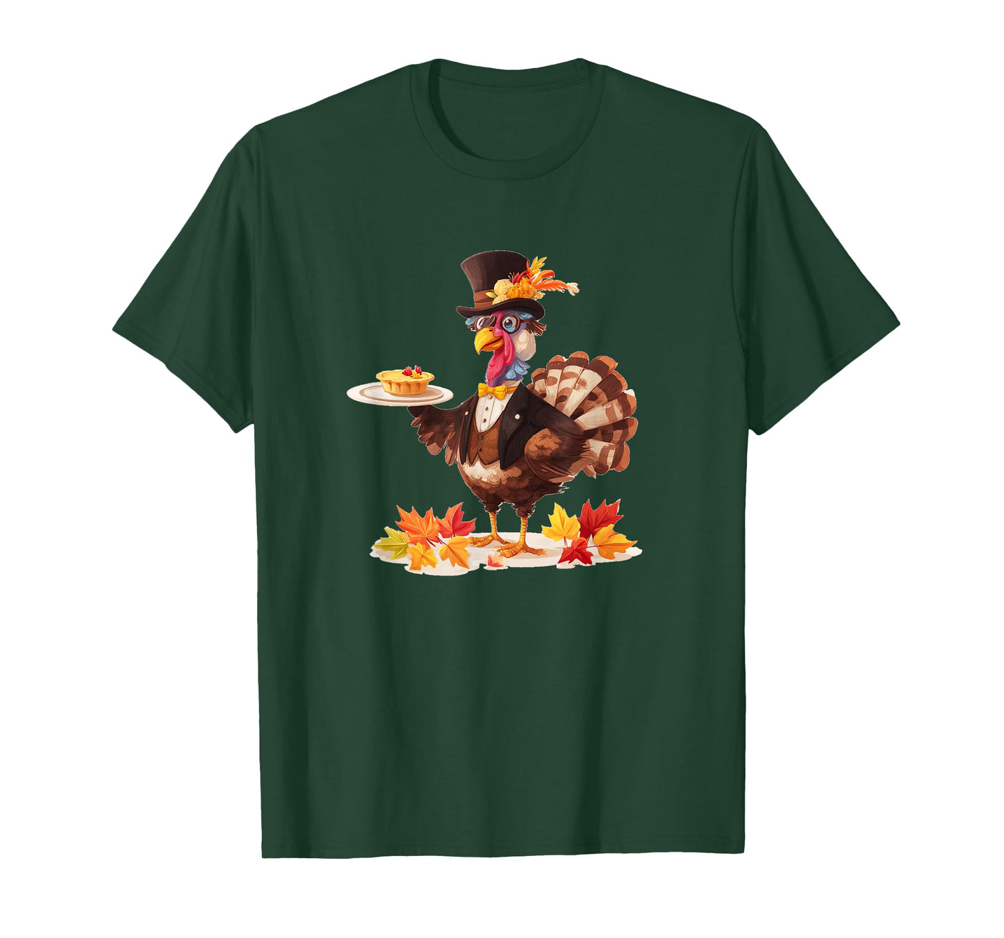 Nice Fall Turkey with Autumn Pie Costume T-Shirt