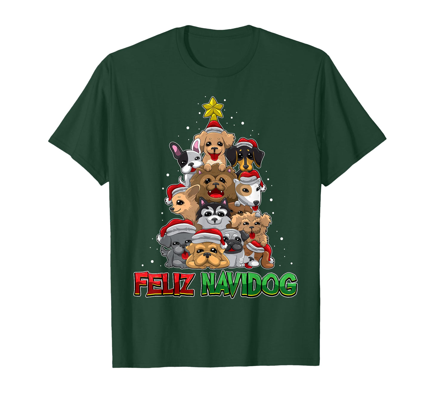 Feliz Navidog - Feliz Navidad - Christmas For Dog Lovers Men Women Kids T-Shirt