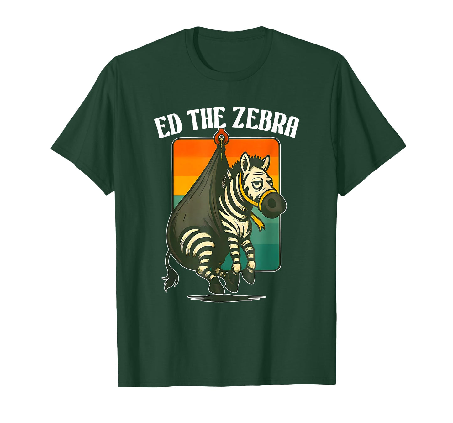 Ed The Zebra Captured, Never Forget Ed, Funny Animal, T-Shirt