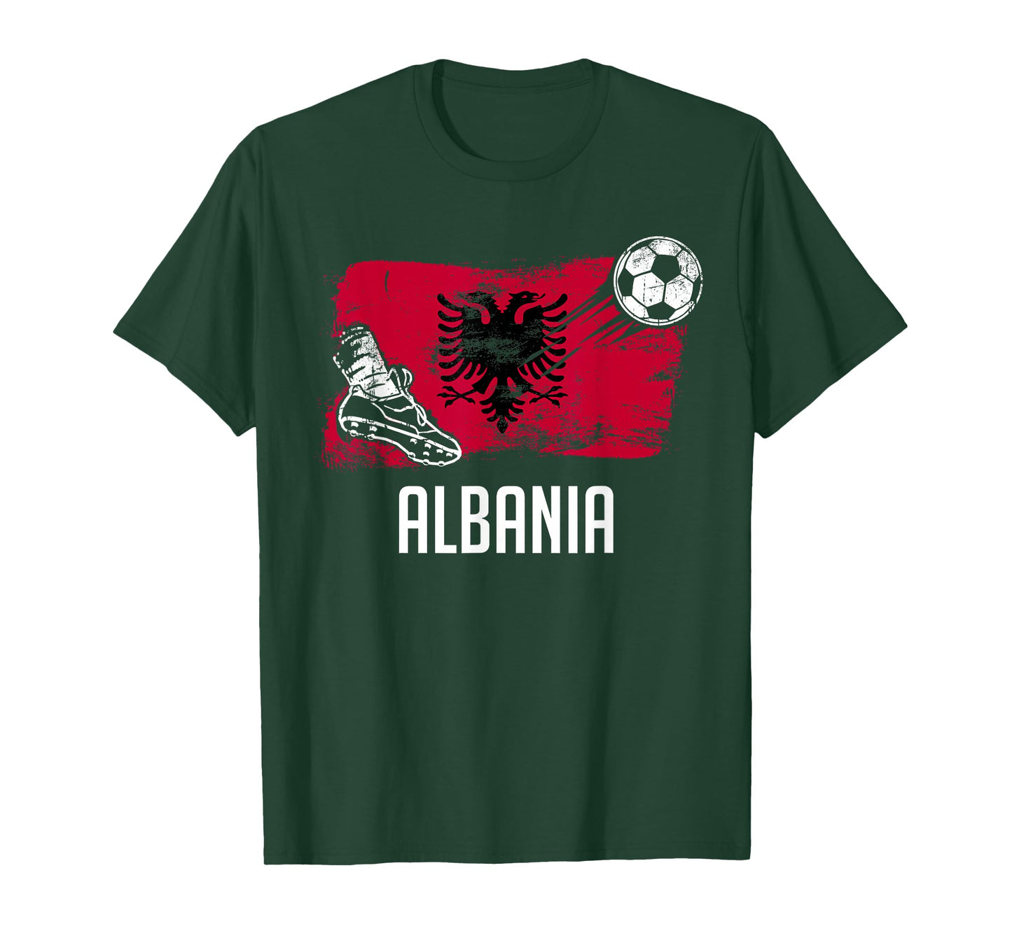 Albania Flag Jersey Albanian Soccer Team Albanian T-Shirt