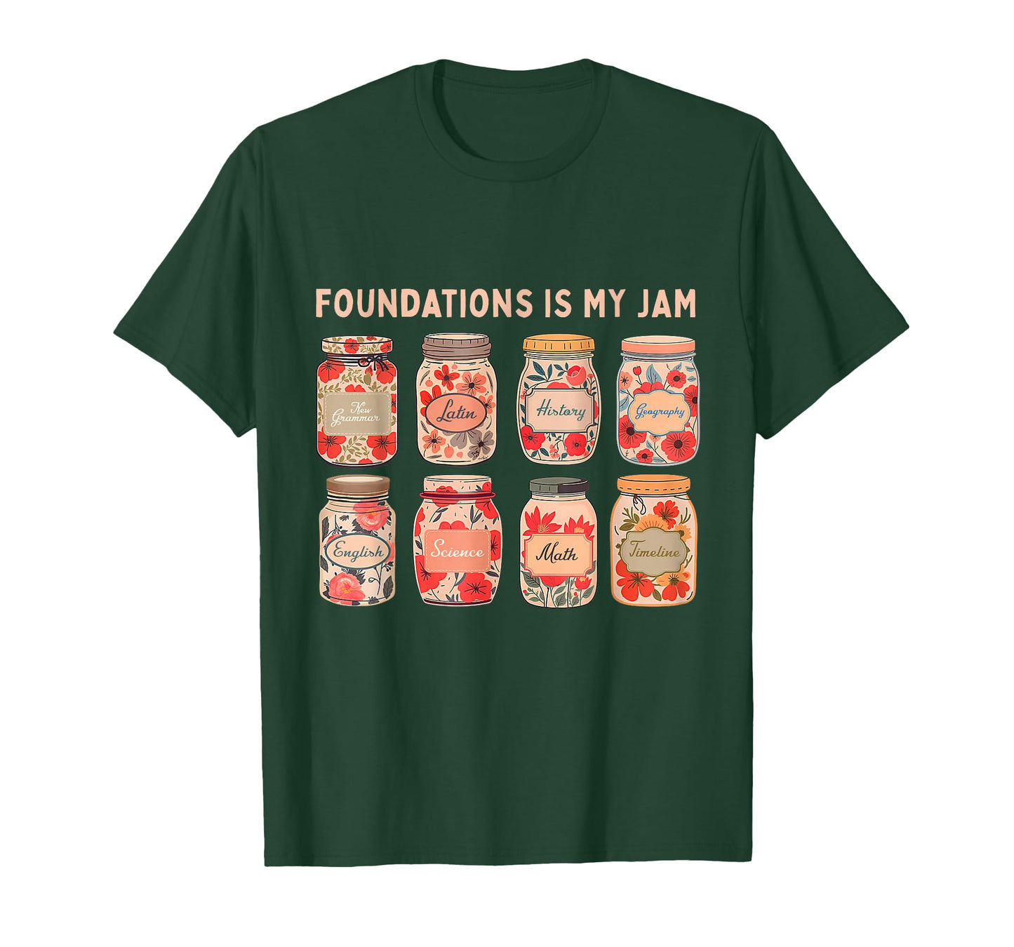 Foundations is My Jam Homeschool Learning Humor T-Shirt