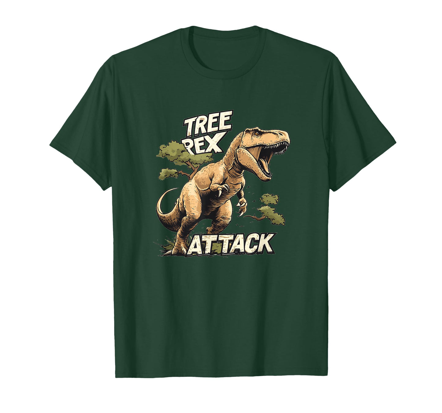 Awesome Tree Rex Attack Costume for Boys and Girls T-Shirt