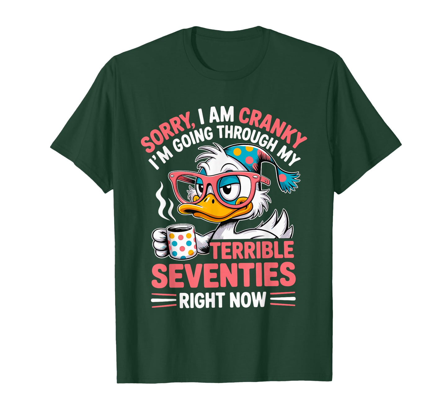 Sorry I Am Cranky I'm Going Through My Terrible Seventies T-Shirt