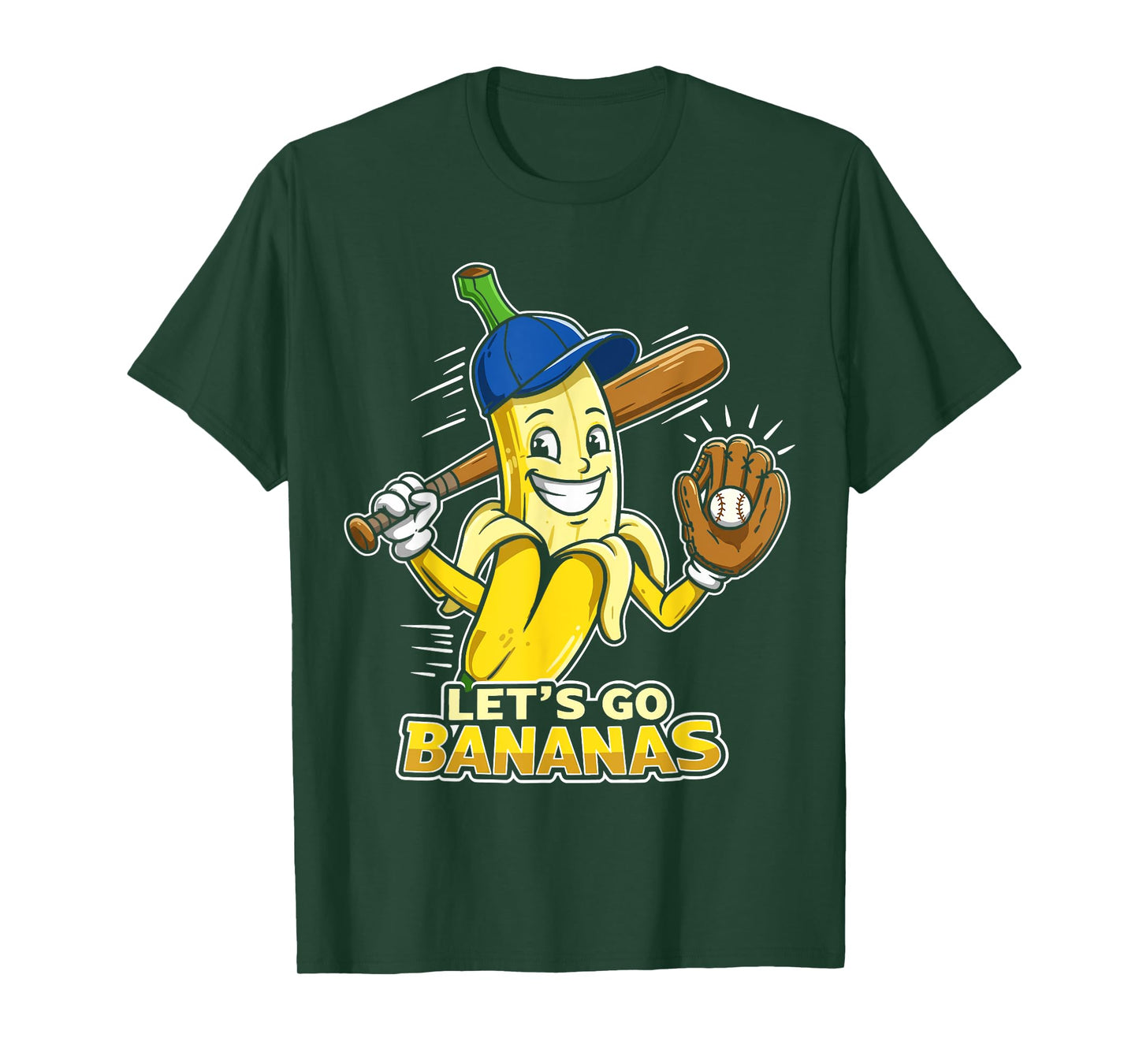 Funny Banana Shirts Gift Fruit Lovers Boys Lets Go Bananas T-Shirt