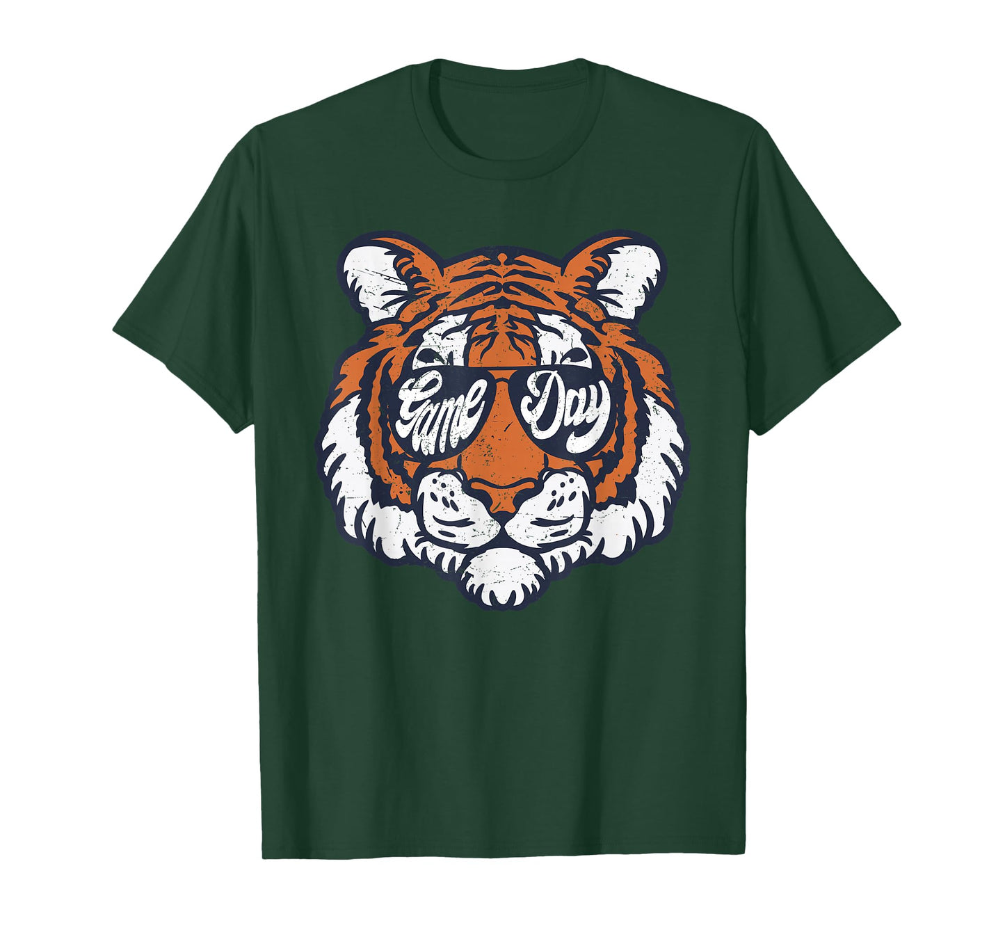 Touchdown American Football Game Day Thanksgiving Tiger Cool T-Shirt