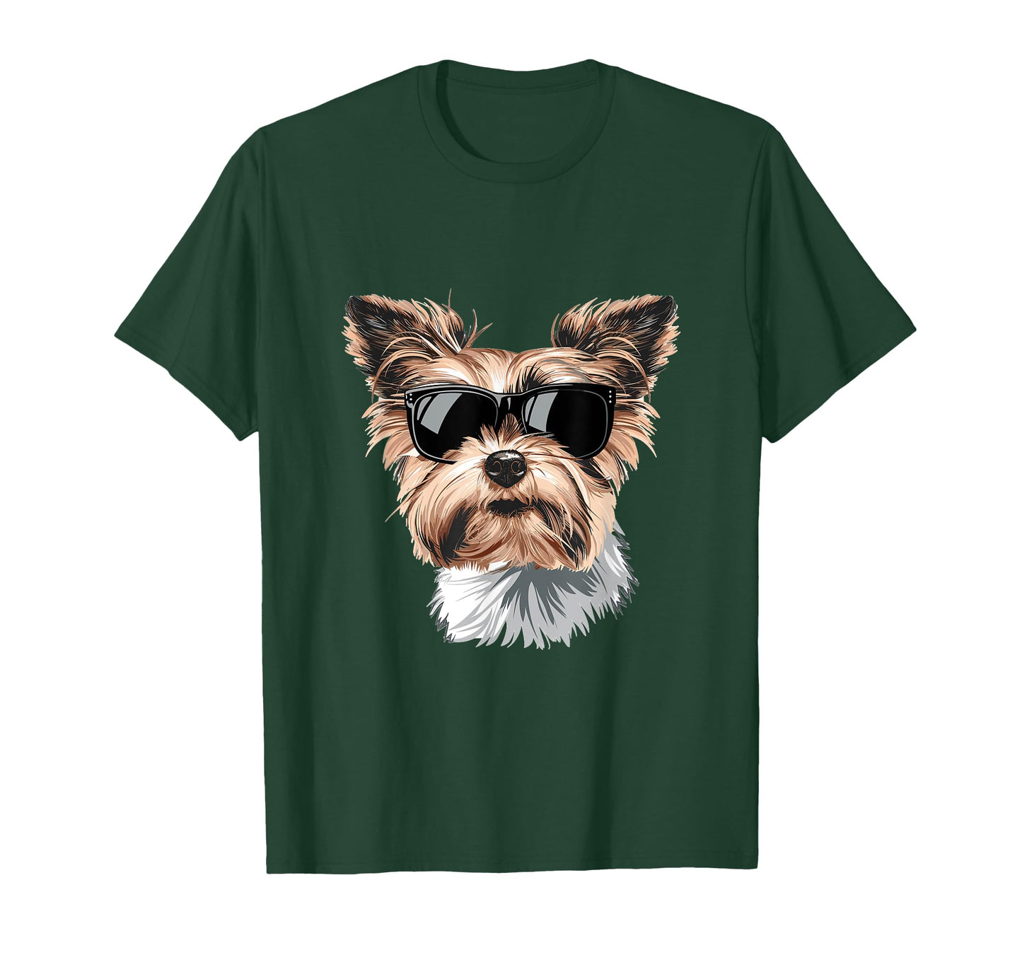 Biewer Terrier Sunglasses Dog Breed Graphic T-Shirt