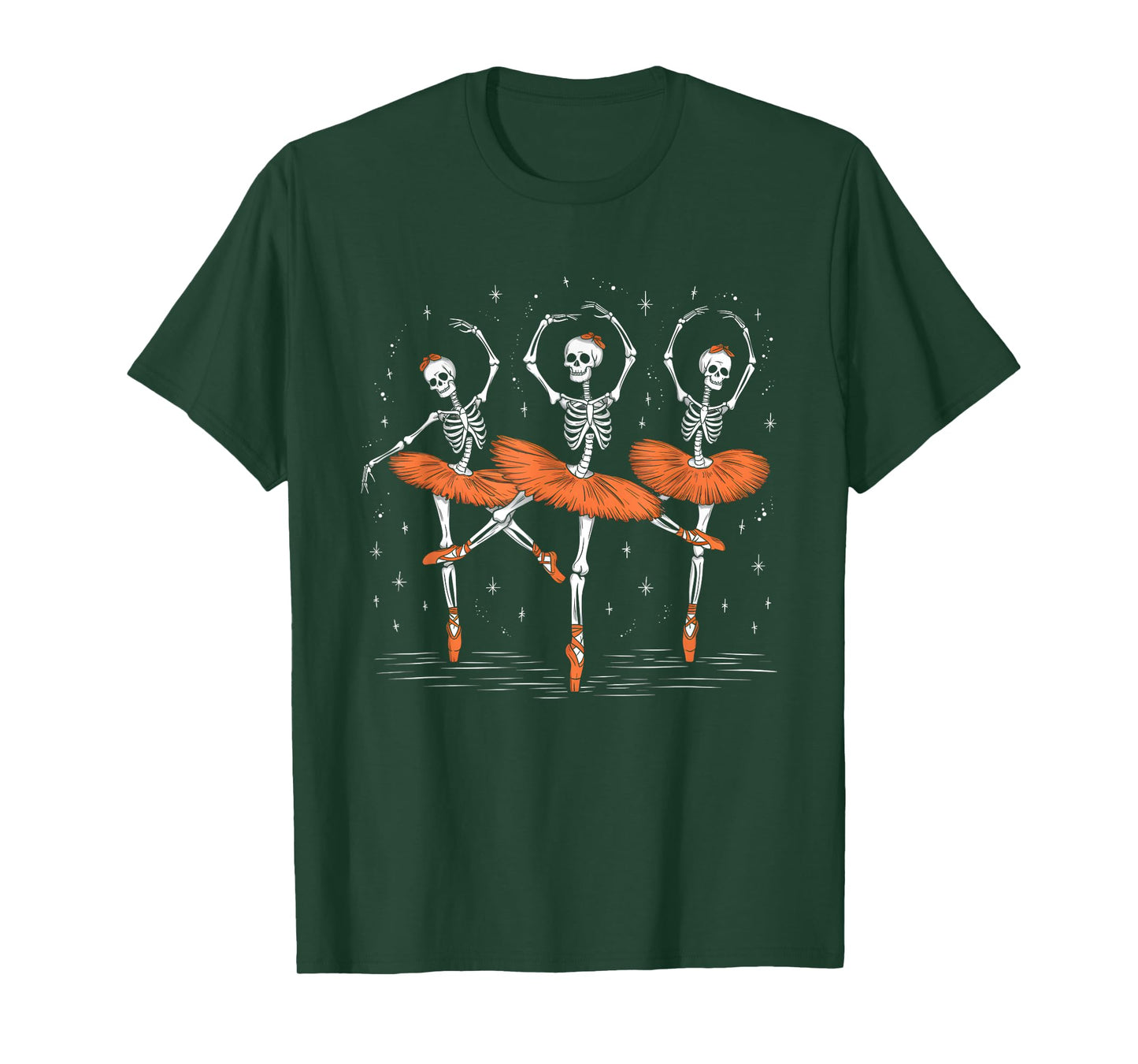Spooky Ballerina Skeleton Dance Halloween Ballet T-Shirt