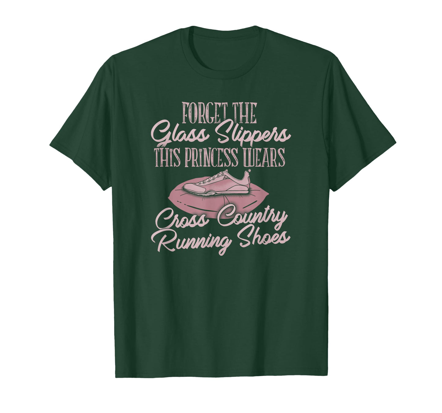 Girls Princess Cross Country Running TShirt T-Shirt