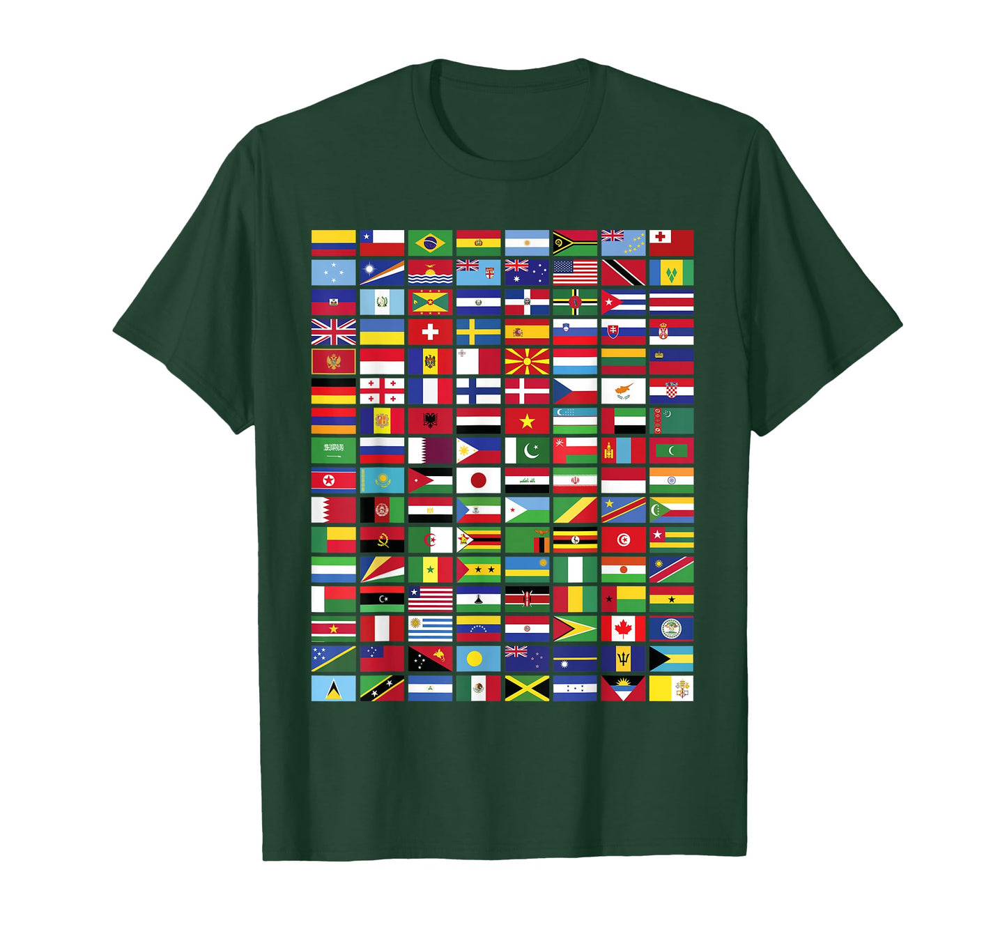 Flags - Over 100 Countries World Geography Vexillology Gifts T-Shirt
