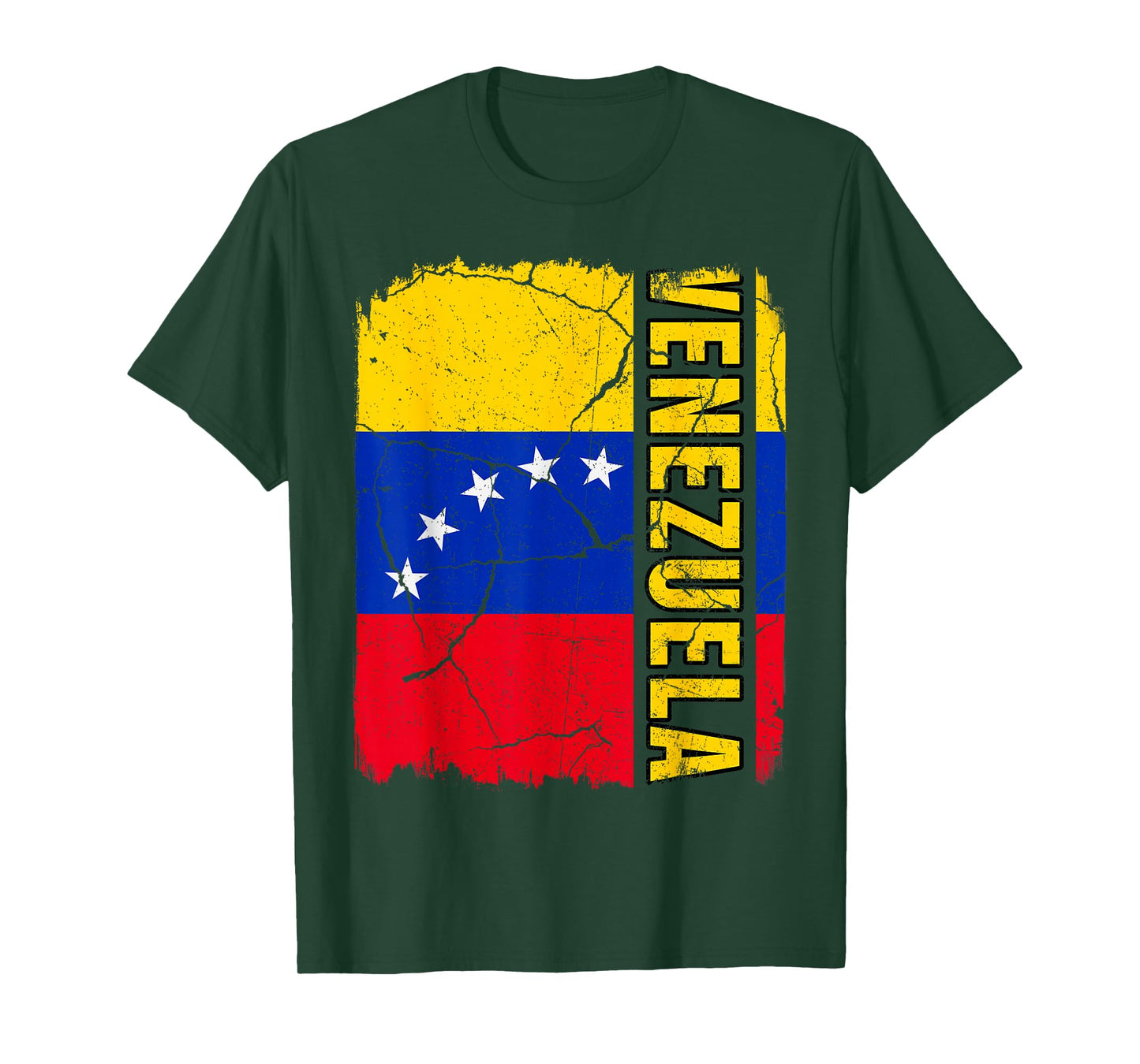 Vintage Venezuelan Flag Venezuela Pride Roots Heritage Gift T-Shirt