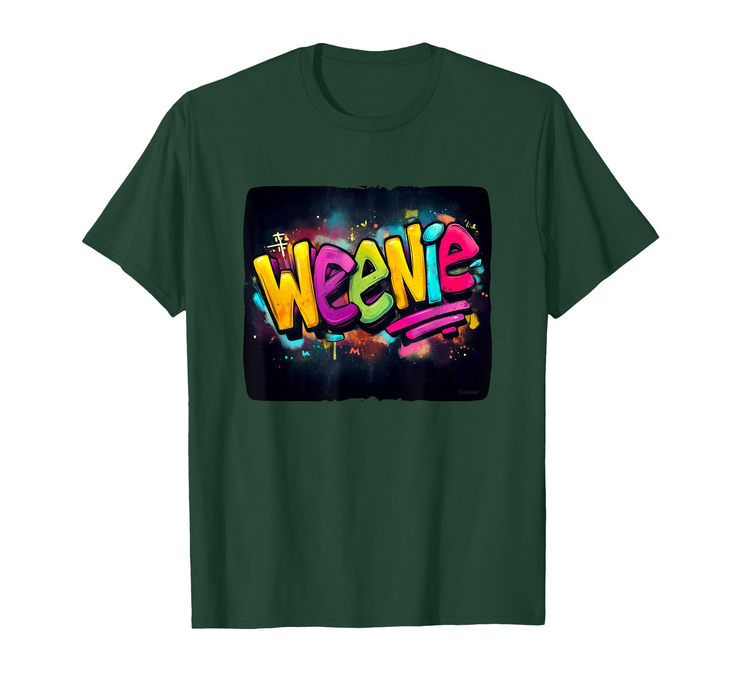 Funny and Vibrant Weenie Speech for Hotdogs T-Shirt