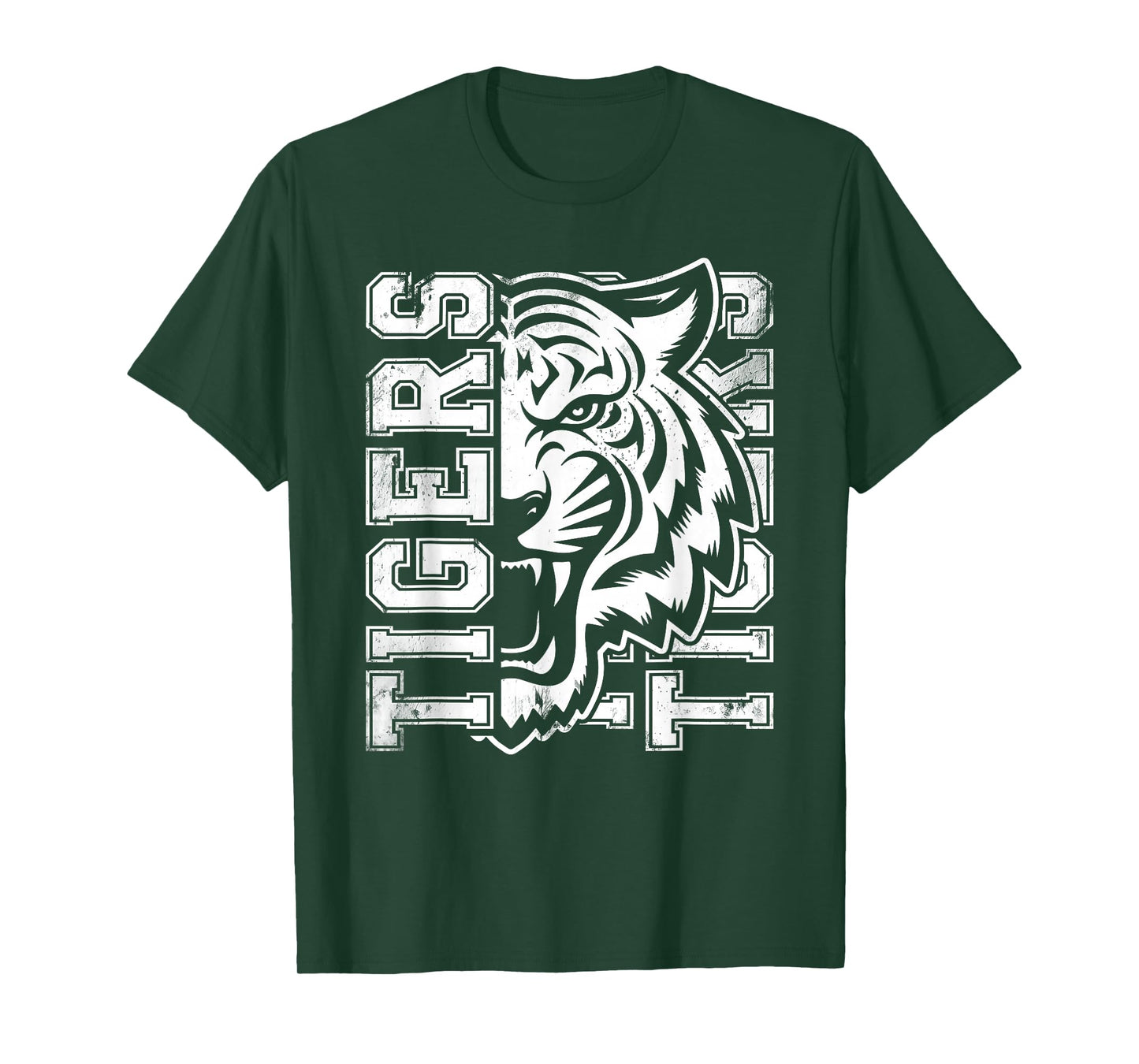 Vintage Tigers School Sports Fan Team Spirit Mascot T-Shirt