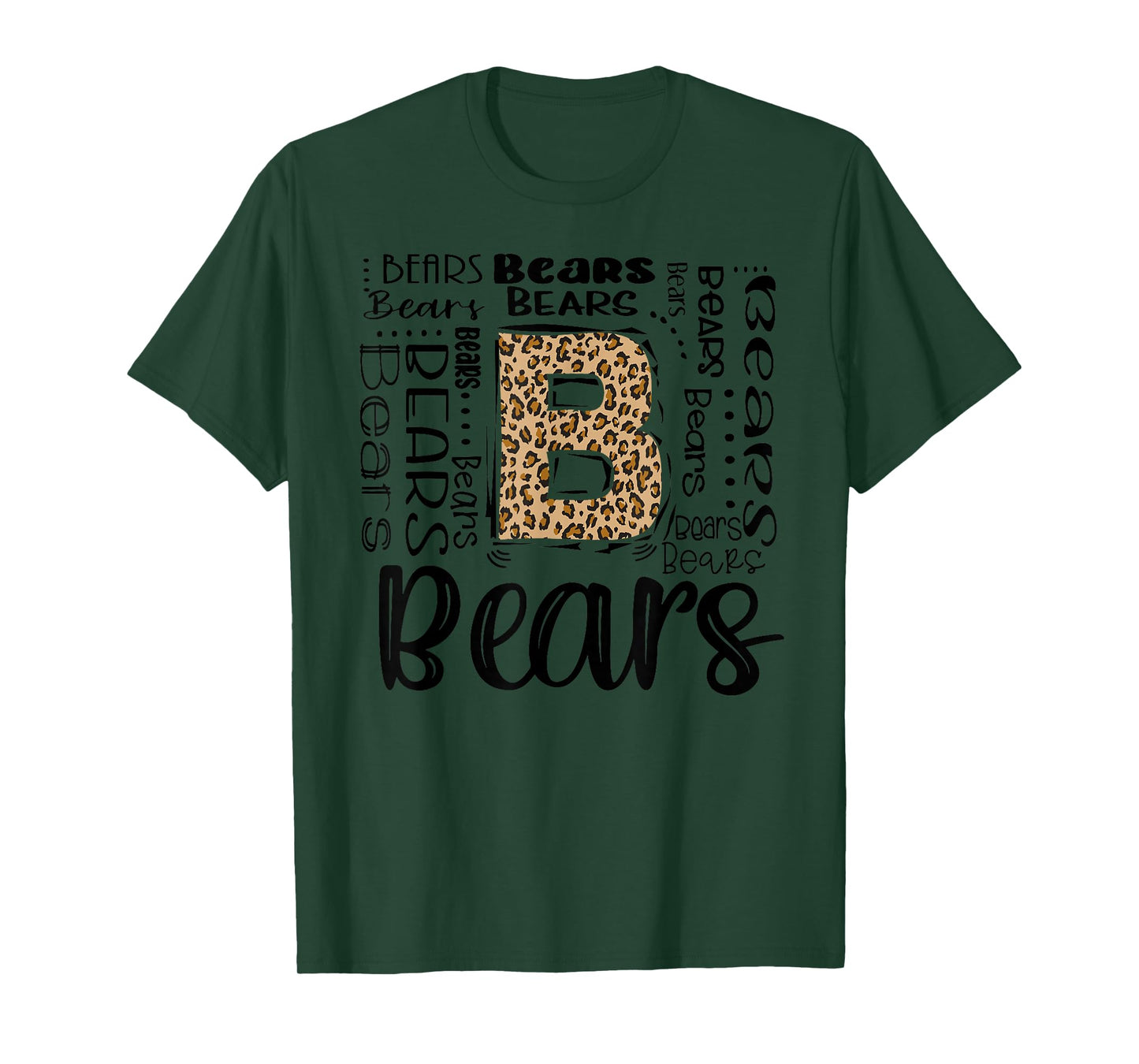 Bears School Sports Fan Team Spirit Vintage T-Shirt