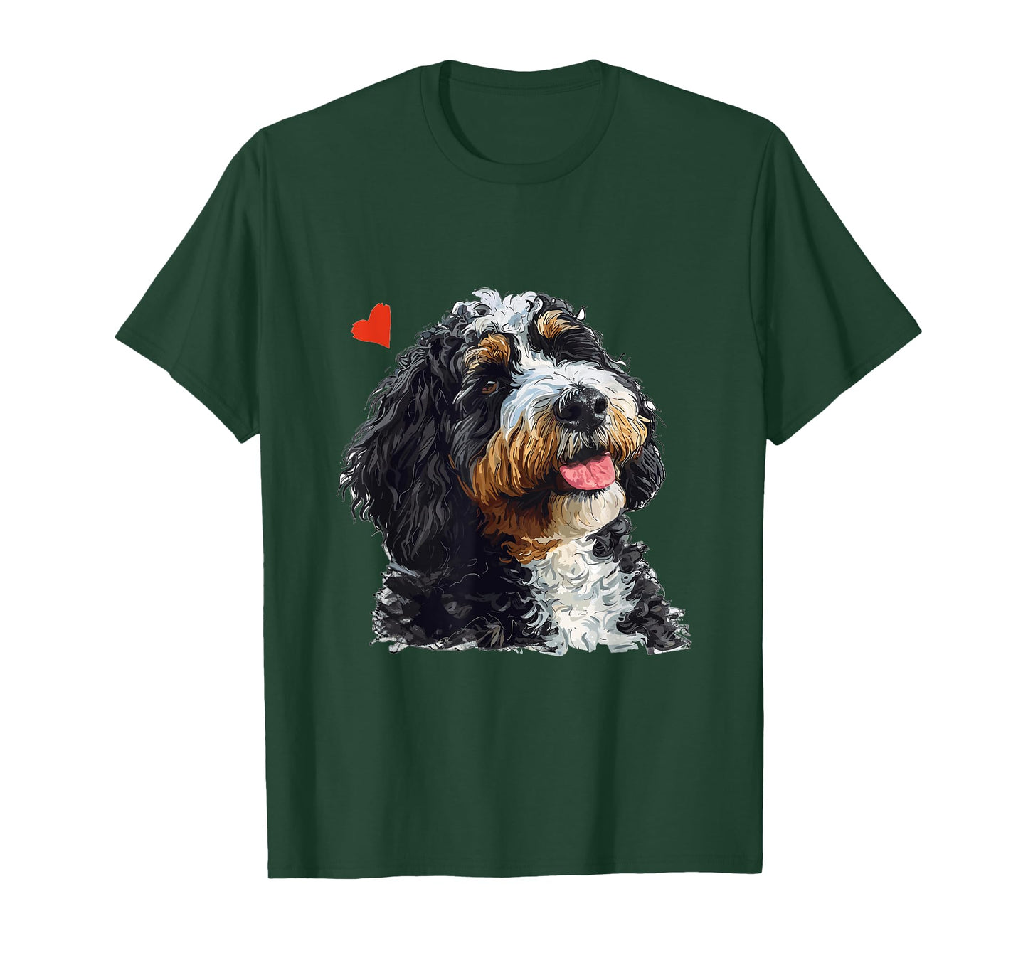 Bernedoodle Dog Breed Pet Cute Bernedoodle Graphic T-Shirt for Men Women Kids
