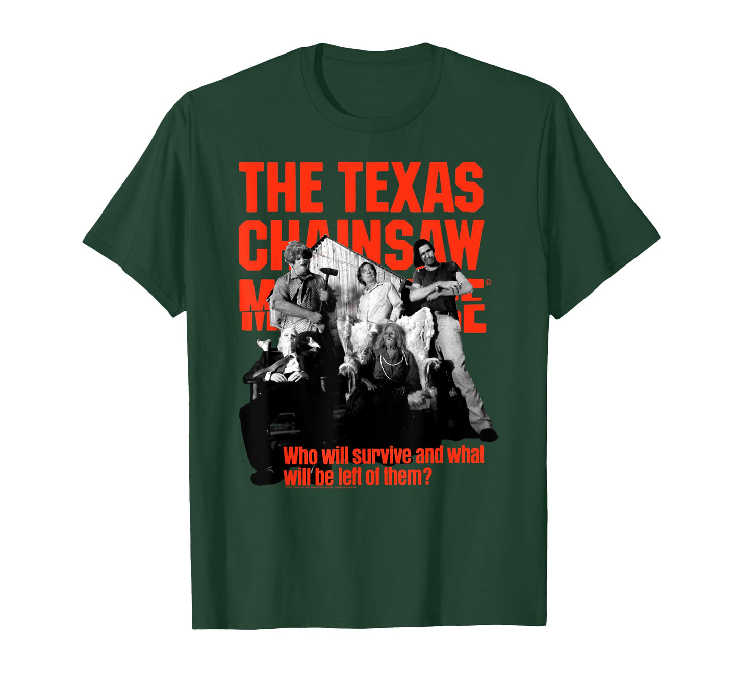 The Texas Chainsaw Massacre Modern Family Portrait Horror T-Shirt