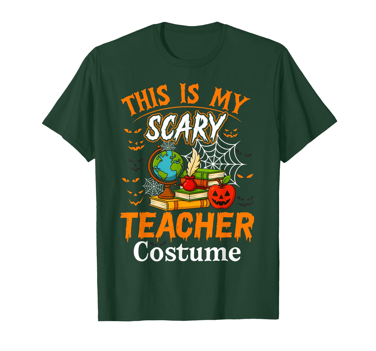 This Is My Scary Teacher Costume Halloween Humor School Look T-Shirt
