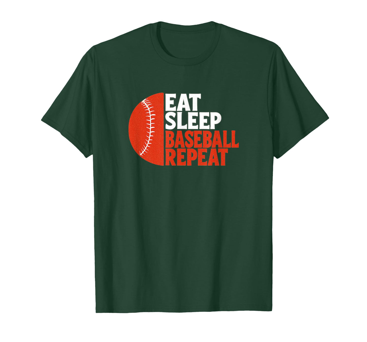 Eat Sleep Baseball Repeat Funny T-Shirt