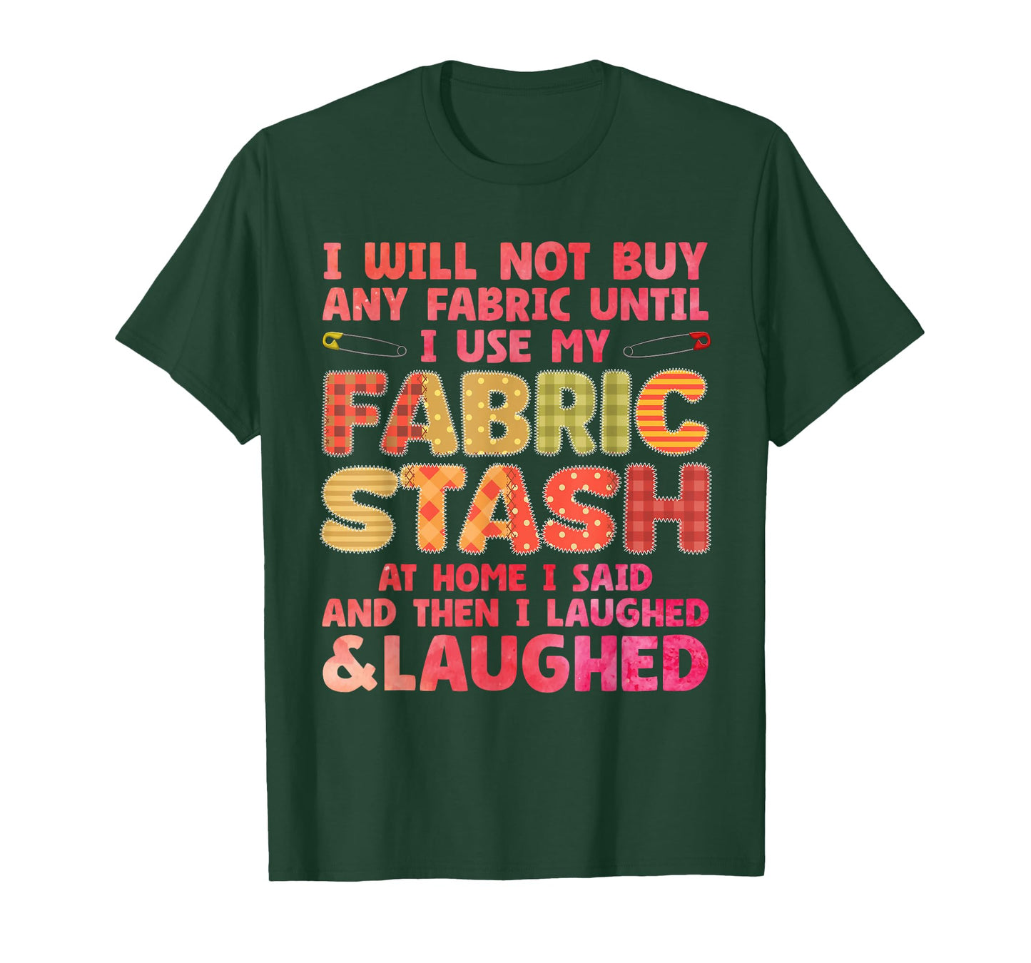 Funny Quilting Art For Men Women Sewing Quilt Sewer Quilter T-Shirt