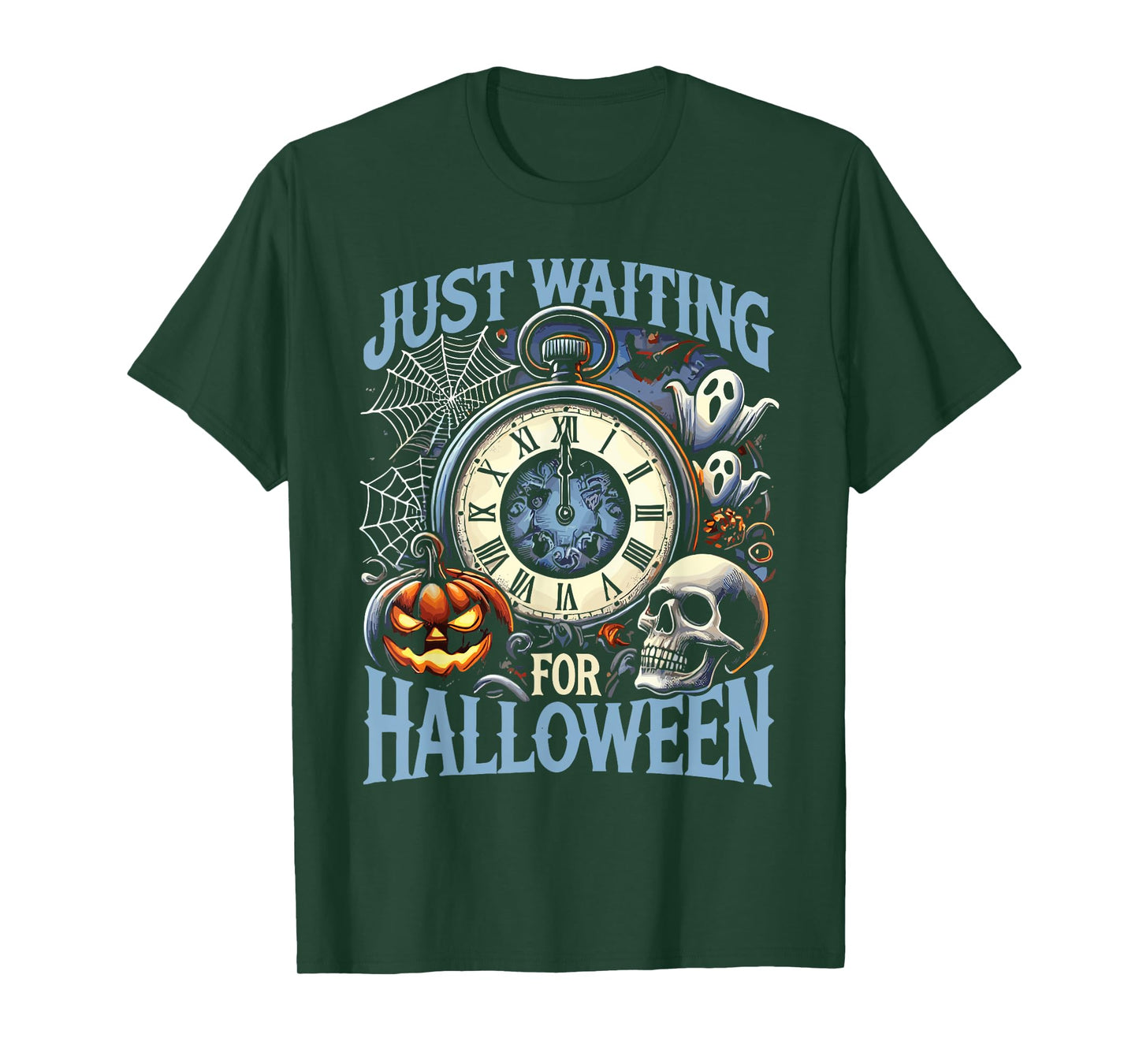 Halloween Summer Just Waiting For Halloween Summerween T-Shirt