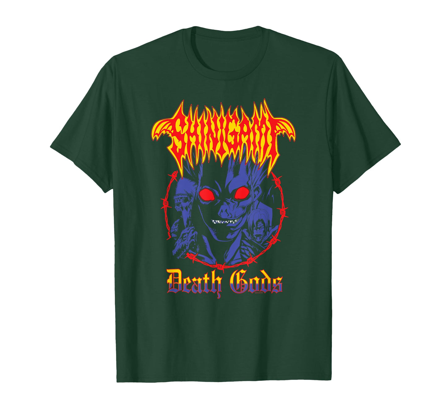 Death Note Vintage Metal Shinigami Death Gods Anime T-Shirt