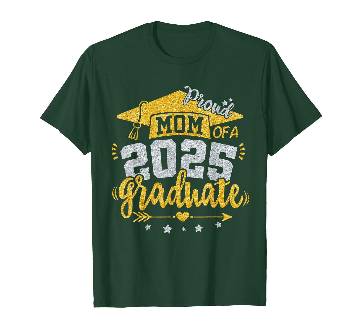 Mom Senior 2025 Proud Mom of a Class of 2025 Graduate Mother T-Shirt