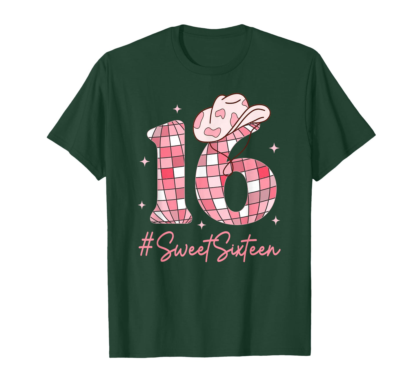 16 Sweet Sixteen Western Rodeo 16th Birthday Girl Teen T-Shirt