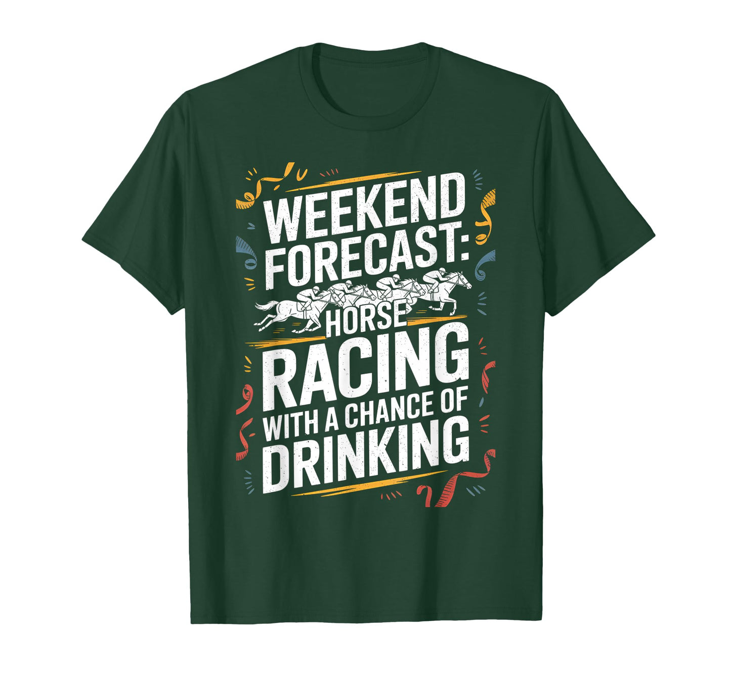 Horse Racing Design for Men Women Derby Horse Racing T-Shirt