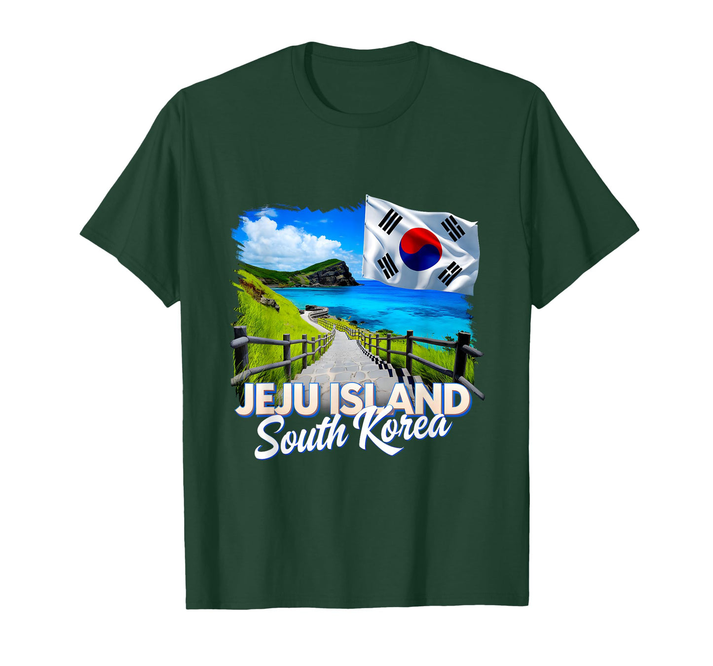 Jeju Island South Korea Country Travel Vacation Korean Trip T-Shirt